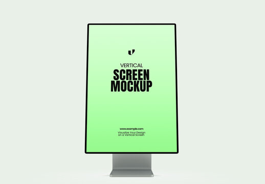 Digital Stand Screen Mockup Template