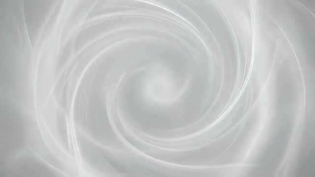 Cloud dancer abstract vortex design with light gray swirl pattern. Elegant soft smoke flow for modern digital art background.