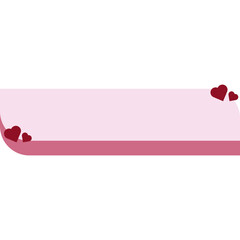Valentine Day Text Box Decoration 