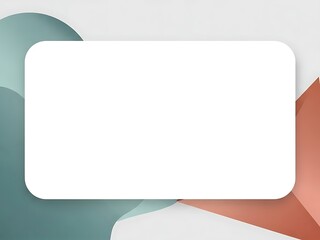 Abstract geometric composition with copy space for graphic design element