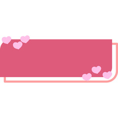 Valentine Day Text Box Decoration