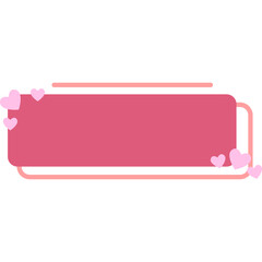 Valentine Day Text Box Decoration