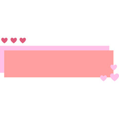 Valentine Day Text Box Decoration