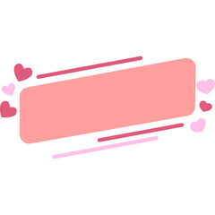 Valentine Day Text Box Decoration