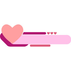 Valentine Day Text Box Decoration