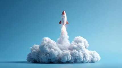 Startup Launches: A perfect "hero" image for a new company&rsquo;s landing page or a pitch deck slide titled "Our Mission."