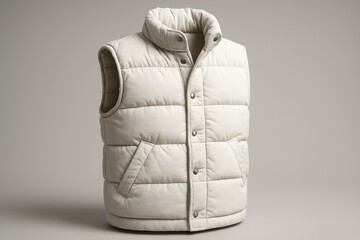 Naklejka premium Padded vest mockup