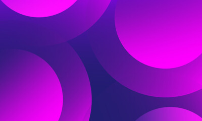 Abstract purple background with circles. Vector illustration
