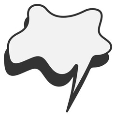 Comic Bubble Text Box