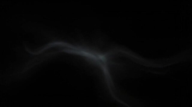 A dark landscape featuring smoke, fog, mist, clouds, and haze in a mysterious environment viewed from a distance