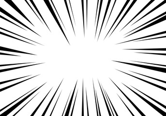 speed line manga background effect vector