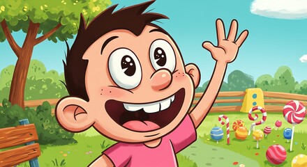 キャンディパークの笑顔