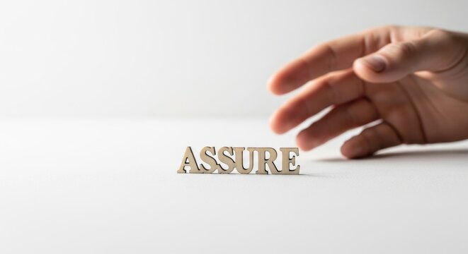 Hand Reaching Out to Wooden Assure.