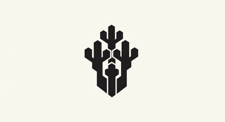 a blocky cactus © GONYONG