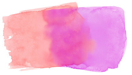 Vibrant watercolor gradient blends pink and purple hues, creating soft, artistic background