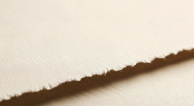 A dark strip contrasting with a textured, light-colored linen-like surface