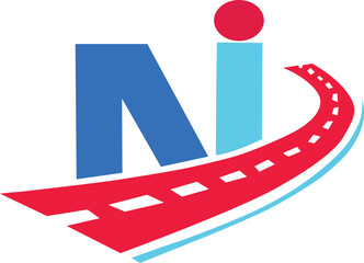 Modern Geometric Colorful Shape Vector logo with Center Abstract art, creative Symmetric Design.