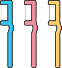 シンプルな歯間ブラシ