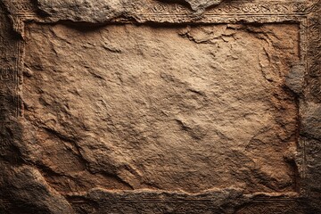 Ancient stone texture with natural cracks and earthy tones for design backgrounds