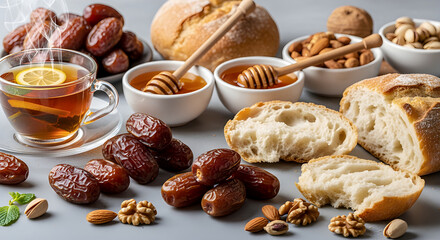 Obraz premium Premium Ramadan Food Banner for Marketing Campaign