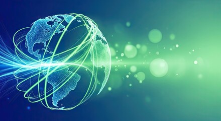 Fototapeta premium Global Network Connection