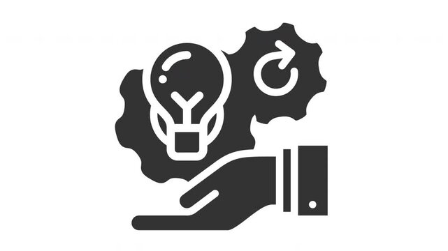 Animated operation icon