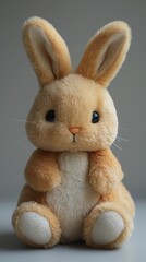 Obraz premium Cute Stuffed Bunny Toy