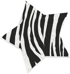 Naklejka premium Zebra Print Sticker