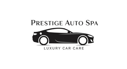 Luxury Car Spa Logo Design.