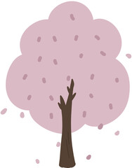 분홍색 벚꽃 봄 나무