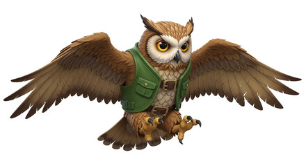 Obraz premium slot game character in white background