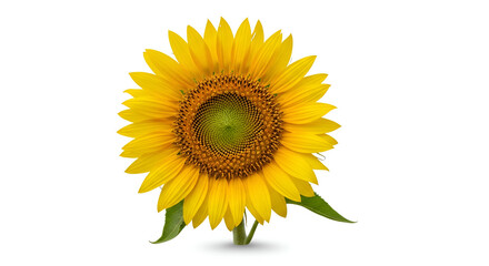 Obraz premium sunflower isolated on white background