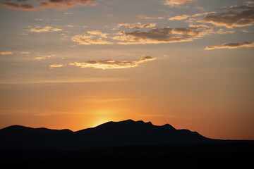 Obraz premium Paysage de Namibie au lever du soleil