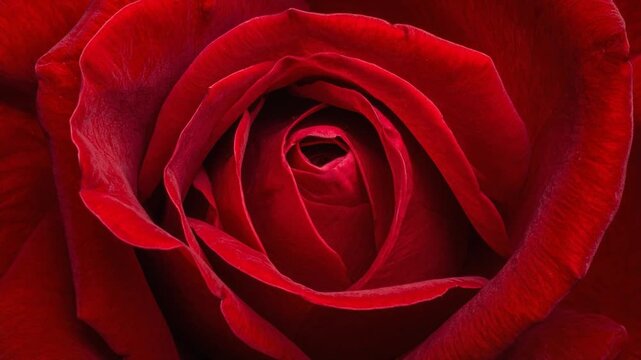 真っ赤な薔薇の花