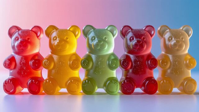 Team dancing gummy bears