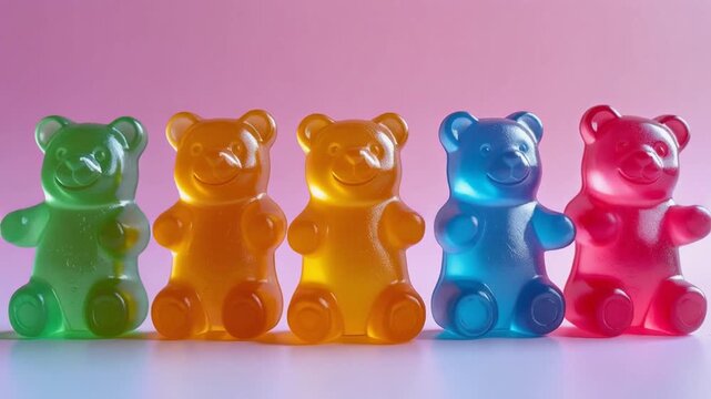 Team dancing gummy bears