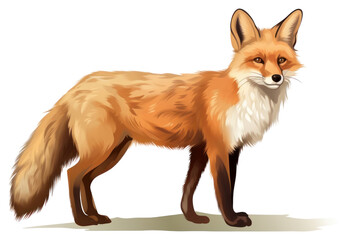 Fototapeta premium PNG Fox mammal animal pet.