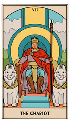 vintage vintage style deck of tarot cards. magical predictions of the future, mysterious characters.	