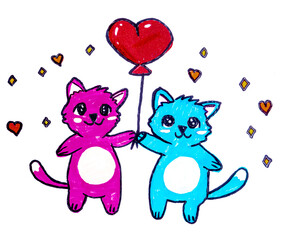 Valentines flat love