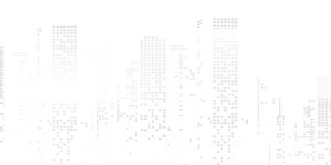 Modern city skyline life abstract background design with square design concept. City skyscraper silhouette. Vector 10