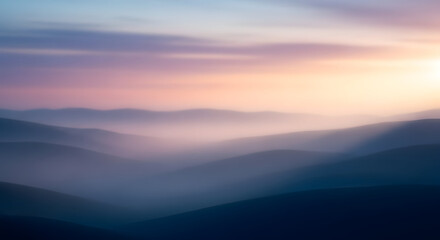 Fototapeta premium sunrise over mountains