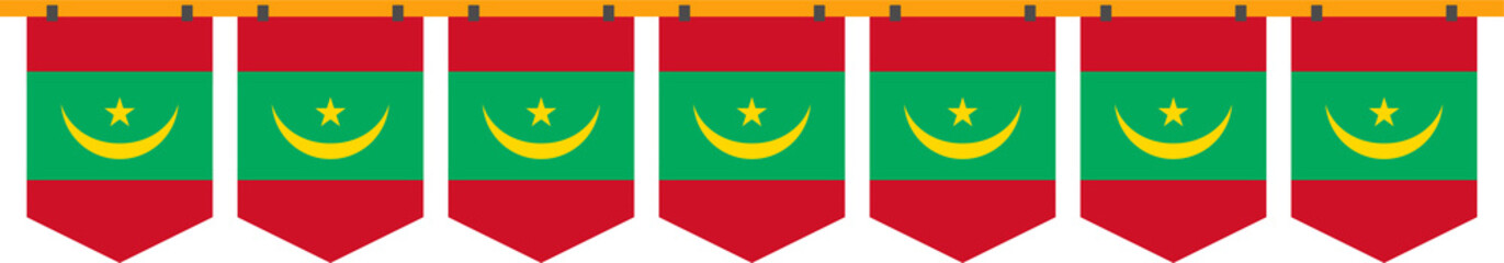 Obraz premium mauritania flag