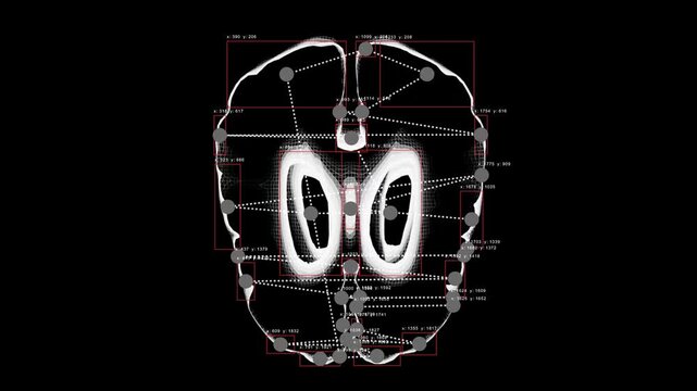 A coordinate neural network. Point-to-point analytics for medicine. A digital map of the brain with coordinates.