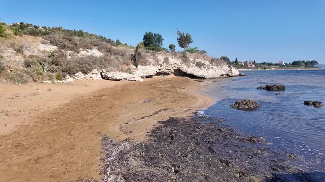 Amazing view of Lepeda Beach, Cephalonia, Ionian Islands, Greece