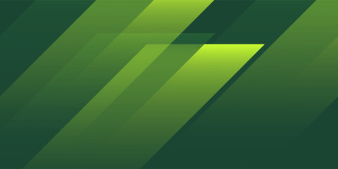 Abstract green sporty background template vector with shiny lines and lights. Green background with strong pattern design