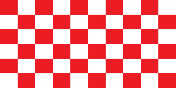 Red white tablecloth pattern lines. Gingham seamless pattern. Christmas backgroound. Strokes texture for textile shirt plaid, tablecloth, cloth, blanket, paper, makeup. Checkered print.