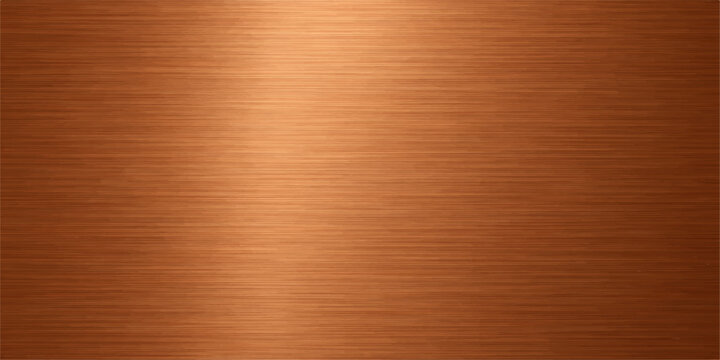 Brushed gold metal plate featuring a natural brown oak wood grain texture and dark timber panel pattern on an old hardwood surface