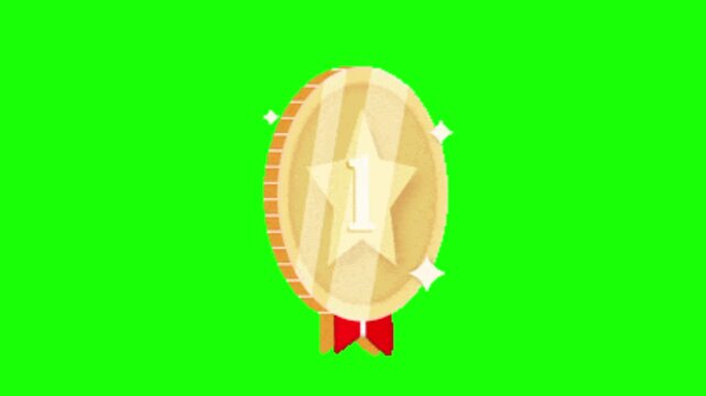 Star mendal animation kn green screen