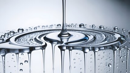 Close up of cleaning spray on dirty glass - Great for product shots.