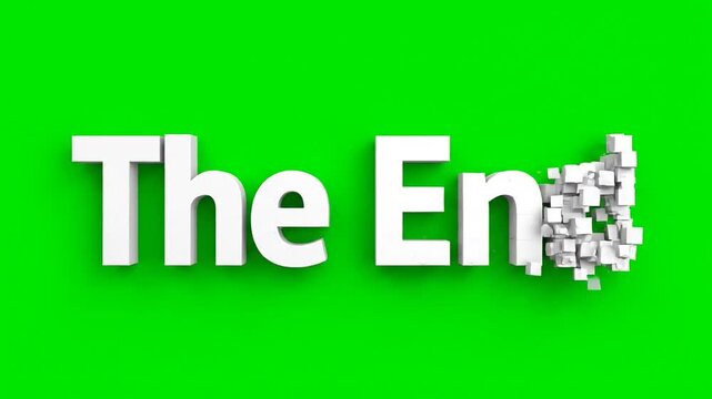 Modern white cubic letter T with shadow on vibrant green background.